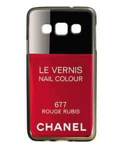 Chanel Rouge Rubis Nail Polish - Samsung Galaxy A3 Carcasa Silicon Premium