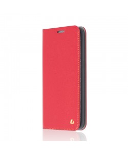 Occa Book Jacket Red - Samsung Galaxy S7 Husa Book Rosie (piele naturala)