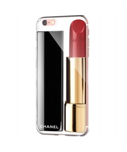 Chanel Lipstick - iPhone 6 Carcasa Transparenta Silicon