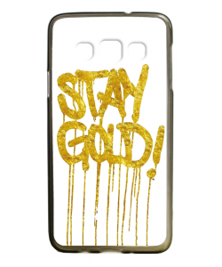 Stay Gold - Samsung Galaxy A3 Carcasa Silicon Premium
