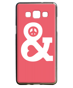 Peace & Love - Samsung Galaxy A5 Carcasa Silicon