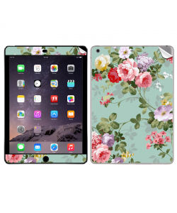 Retro Flowers Wallpaper  - Apple iPad Air 2 Skin
