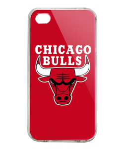 Chicago Bulls - iPhone 4/4S Carcasa Alba/Transparenta Plastic