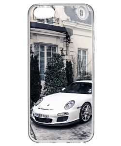 Porsche - iPhone 5/5S/SE Carcasa Transparenta Silicon