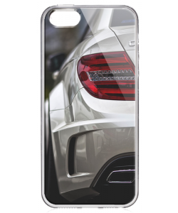 Mercedes C63 - iPhone 5/5S/SE Carcasa Transparenta Silicon