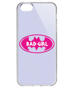 Bad Girl - iPhone 5/5S Carcasa Transparenta Silicon