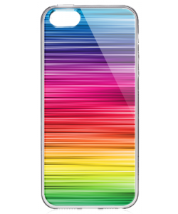 Rainbow Warrior - iPhone 5/5S/SE Carcasa Transparenta Silicon