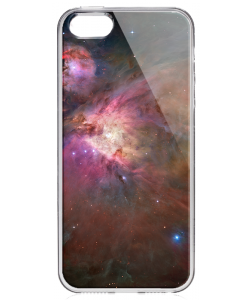 Orion Nebula - iPhone 5/5S/SE Carcasa Transparenta Silicon