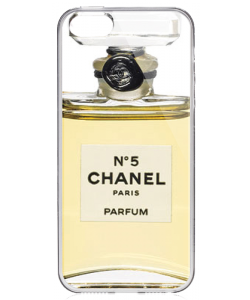 Chanel No. 5 Perfume - iPhone 5/5S Carcasa Transparenta Plastic