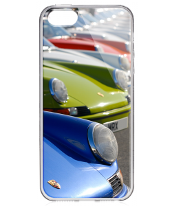 Porsche Park - iPhone 5/5S/SE Carcasa Transparenta Silicon