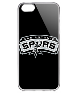 San Antonio Spurs - iPhone 5/5S/SE Carcasa Transparenta Silicon