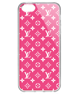 Louis Gone Pink - iPhone 5/5S Carcasa Transparenta Plastic