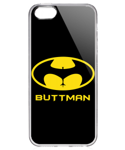 Buttman - iPhone 5/5S/SE Carcasa Transparenta Silicon