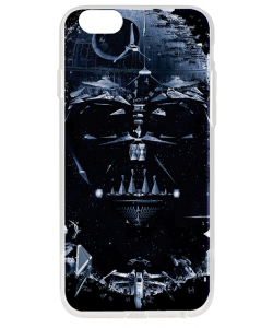 Darth Vader - iPhone 6 Plus Carcasa Transparenta Silicon