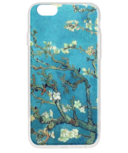 Van Gogh - Branches with Almond Blossom - iPhone 6 Plus Carcasa Transparenta Silicon