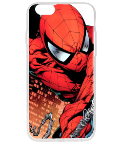 Spiderman - iPhone 6 Plus Carcasa Transparenta Silicon