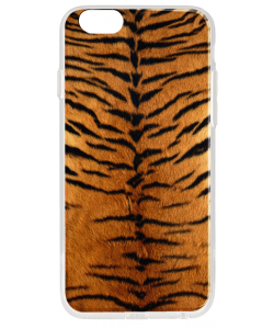 Tiger Fur - iPhone 6 Plus Carcasa Transparenta Silicon