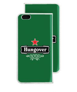 Hungover - iPhone 6 Husa Book Alba Piele Eco