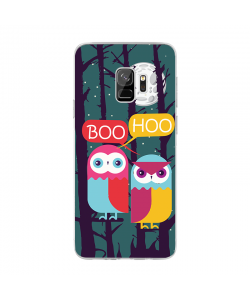 Boo Hoo 2 - Samsung Galaxy S9 Carcasa Transparenta Silicon