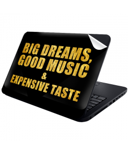 Good Music Black - Laptop Generic Skin