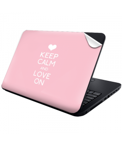 Keep Calm and Love On - Laptop Generic Skin