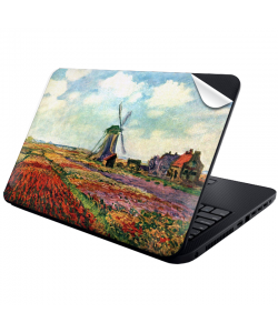 Claude Monet - Fields of Tulip With The Rijnsburg Windmill - Laptop Generic Skin
