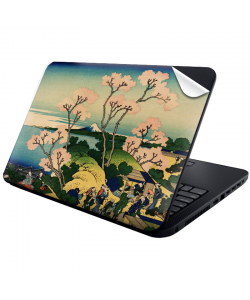 Hokusai - The Fuji from Gotenyama at Shinagawa on the Tokaido - Laptop Generic Skin
