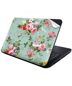 Retro Flowers Wallpaper - Laptop Generic Skin