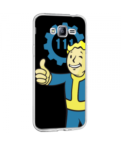 Fallout 2 - Samsung Galaxy J3 2017 Carcasa Transparenta Silicon
