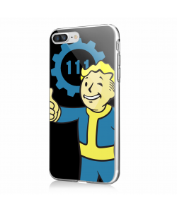 Fallout 2 - iPhone 7 Plus / iPhone 8 Plus Carcasa Transparenta SIlicon