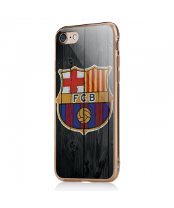 FC Barcelona - iPhone 7 / iPhone 8 Carcasa Transparenta Silicon