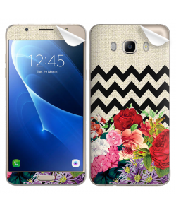 Floral Contrast - Samsung Galaxy J7 Skin