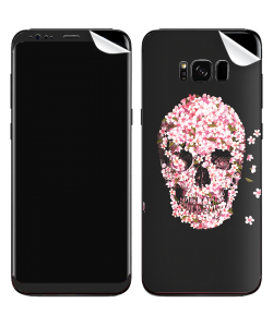Cherry Blossom Skull - Samsung Galaxy S8 Skin