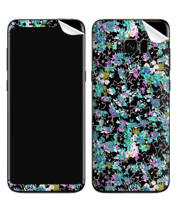 Floral Black - Samsung Galaxy S8 Skin