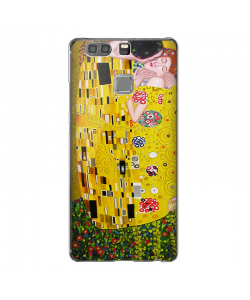 Gustav Klimt - The Kiss - Huawei P9 Carcasa Transparenta Silicon