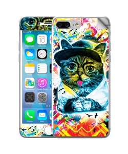 Hipster Meow - iPhone 7 Plus Skin