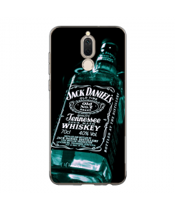 Jack Daniels Blue Bottle - Huawei Mate 10 Lite Carcasa Transparenta Silicon