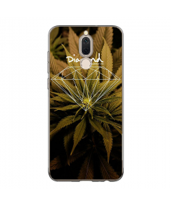 Diamond Marijuana - Huawei Mate 10 Lite Carcasa Transparenta Silicon