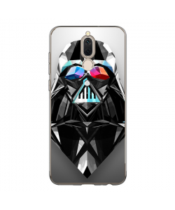 Darth Vader Geometry - Huawei Mate 10 Lite Carcasa Transparenta Silicon