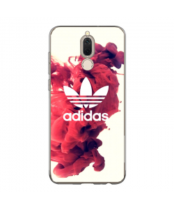 Adidas Red Smoke - Huawei Mate 10 Lite Carcasa Transparenta Silicon