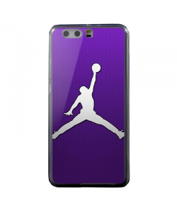 Purple Jordan - Huawei P10 Plus Carcasa Transparenta Silicon