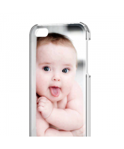 Personalizare - iPhone 4/4S Carcasa Alb/Transparent Plastic 