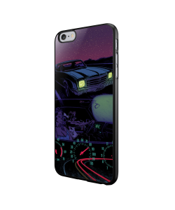 Night Ride - iPhone 6/6S Carcasa Neagra TPU