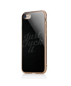 Just Fuck It - iPhone 7 / iPhone 8 Carcasa Transparenta Silicon