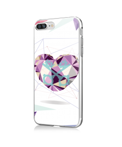 Love Keys - iPhone 7 Plus / iPhone 8 Plus Carcasa Transparenta Silicon