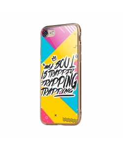 Trap Trip - iPhone 7 / iPhone 8 Carcasa Transparenta Silicon