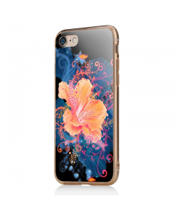 Abstract Flower - iPhone 7 / iPhone 8 Carcasa Transparenta Silicon