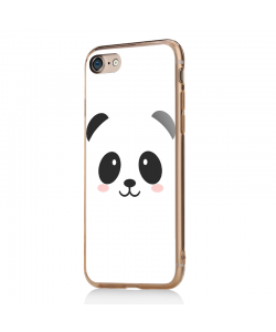 Kawaii Panda Face - iPhone 7 / iPhone 8 Carcasa Transparenta Silicon
