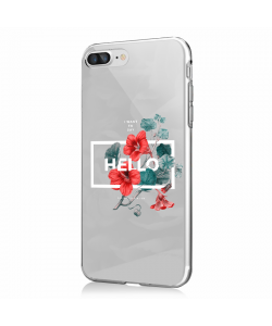Hello Gorgeous - iPhone 7 Plus / iPhone 8 Plus Carcasa Transparenta Silicon