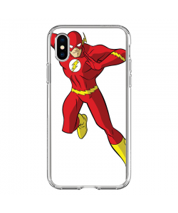 Flash Icon - iPhone X Carcasa Transparenta Silicon